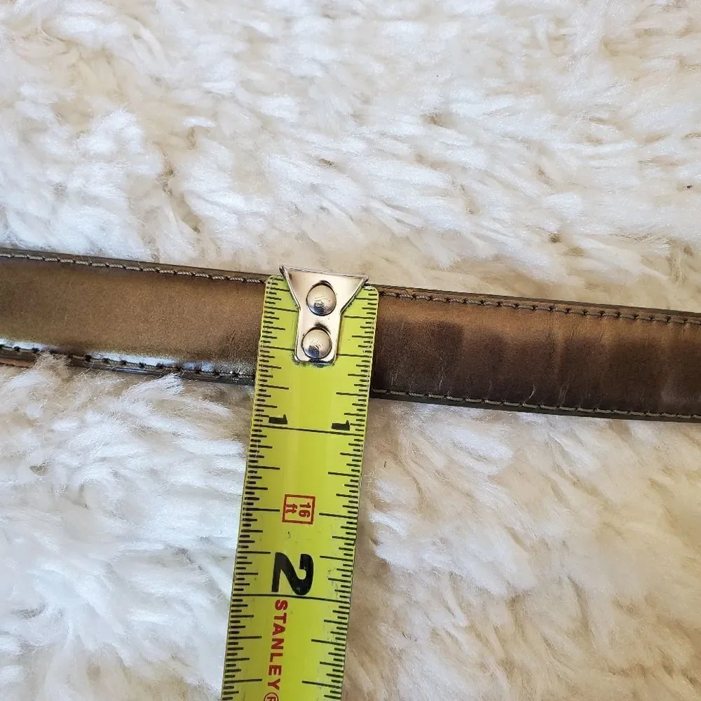 VINTAGE‎ Genuine Italian Leather Gold Brown 36